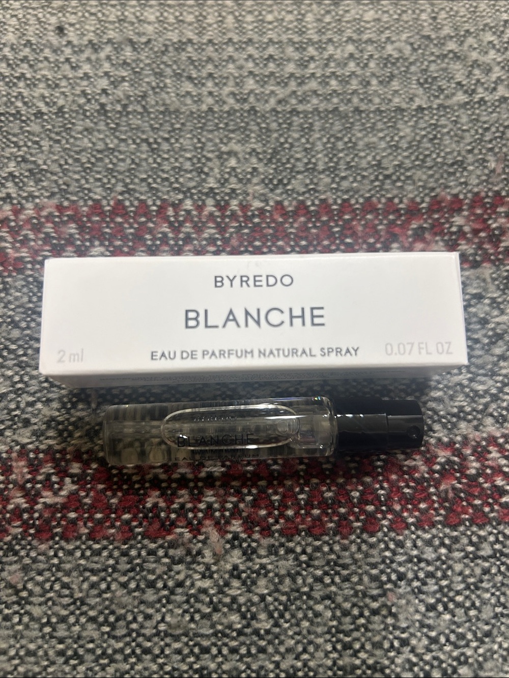 Byredo 1-Mini Blanche EDP 2 ml 0.07 fl. oz. / Authentic / Made in France / NIB
